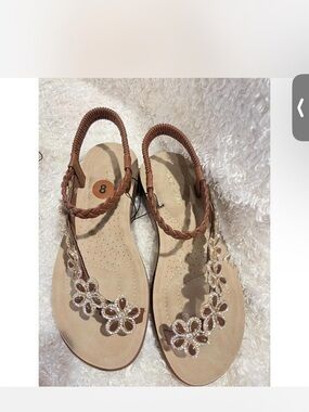 ISO!! andiamo sandals flower brown